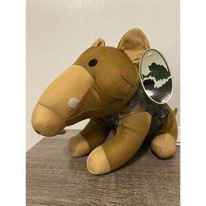 MOSSY OAK 12-13” BROWN CAMO WILD BOAR PLUSH STUFFED ANIMAL Toy CAMOUFLAGE NWT